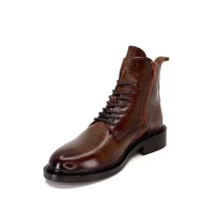 Basic|Bottines<Ivoire0460a Bottines Ivoire Jobert Cuir Marron