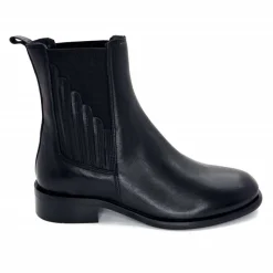 Masculin|Basic<marcha / m.moustafa Bottines Ivoire Lot 3068 Cuir Noir