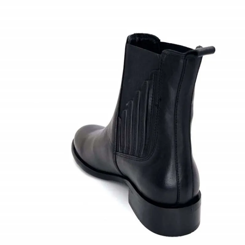 Masculin|Basic<marcha / m.moustafa Bottines Ivoire Lot 3068 Cuir Noir