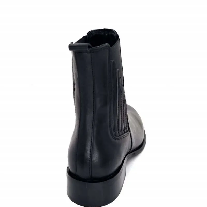 Masculin|Basic<marcha / m.moustafa Bottines Ivoire Lot 3068 Cuir Noir