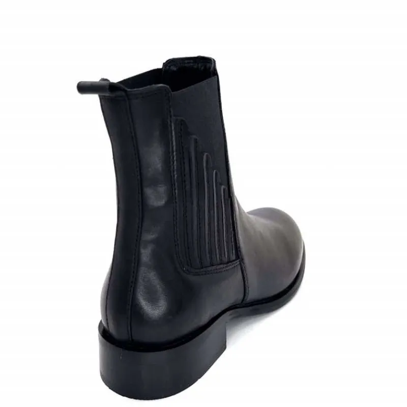 Masculin|Basic<marcha / m.moustafa Bottines Ivoire Lot 3068 Cuir Noir