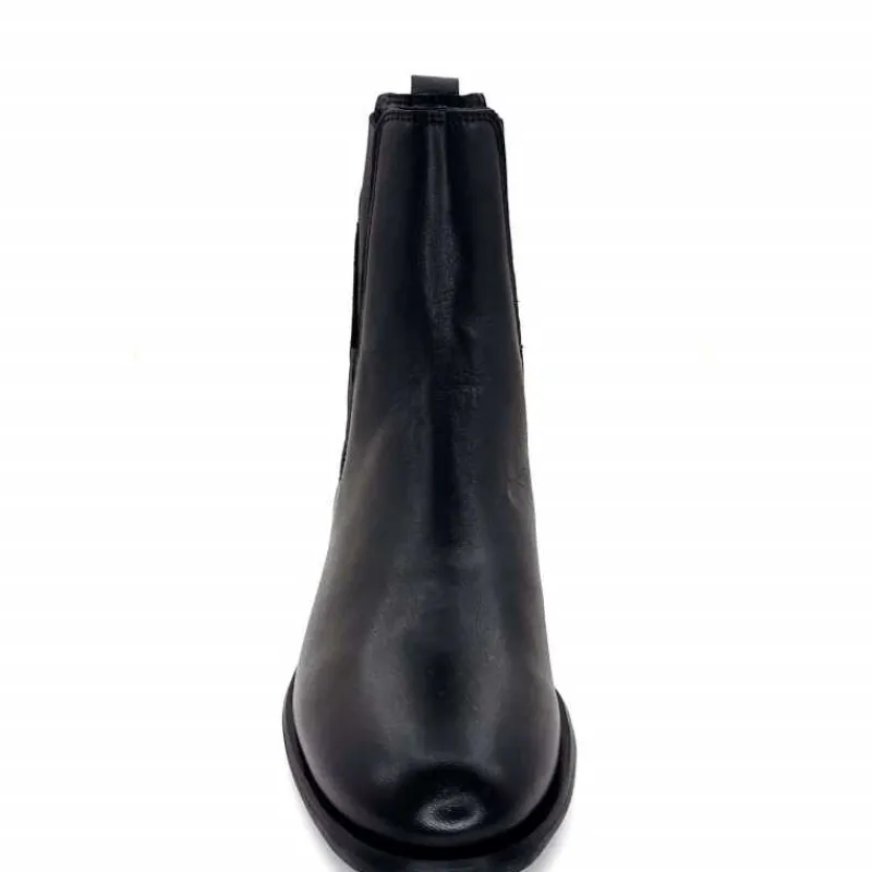 Masculin|Basic<marcha / m.moustafa Bottines Ivoire Lot 3068 Cuir Noir