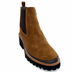 Masculin|Elégant<XSA Bottines Légère 9829 Cuir Daim Marron