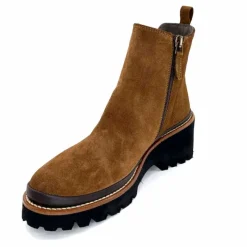 Masculin|Elégant<XSA Bottines Légère 9829 Cuir Daim Marron