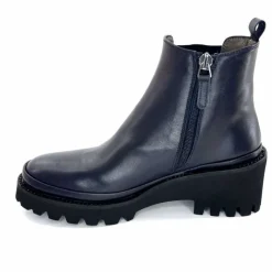 Bottines<XSA Bottines Légères 9829 Cuir Marine