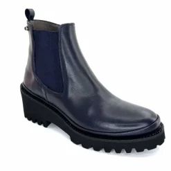 Bottines<XSA Bottines Légères 9829 Cuir Marine