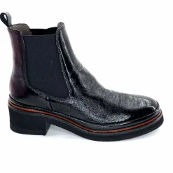 Bottines<XSA Bottines Légères 9176 Cuir Vernis Naplack Noir