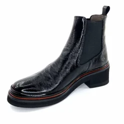 Bottines<XSA Bottines Légères 9176 Cuir Vernis Naplack Noir