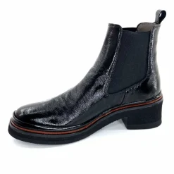 Bottines<XSA Bottines Légères 9176 Cuir Vernis Naplack Noir