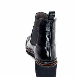 Bottines<XSA Bottines Légères 9176 Cuir Vernis Naplack Noir