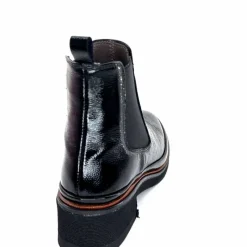 Bottines<XSA Bottines Légères 9176 Cuir Vernis Naplack Noir