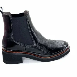 Bottines<XSA Bottines Légères 9176 Cuir Vernis Naplack Noir