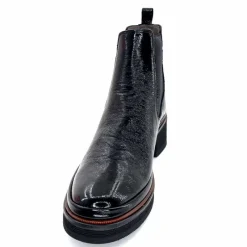 Bottines<XSA Bottines Légères 9176 Cuir Vernis Naplack Noir