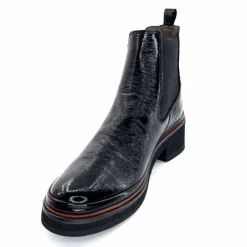 Bottines<XSA Bottines Légères 9176 Cuir Vernis Naplack Noir
