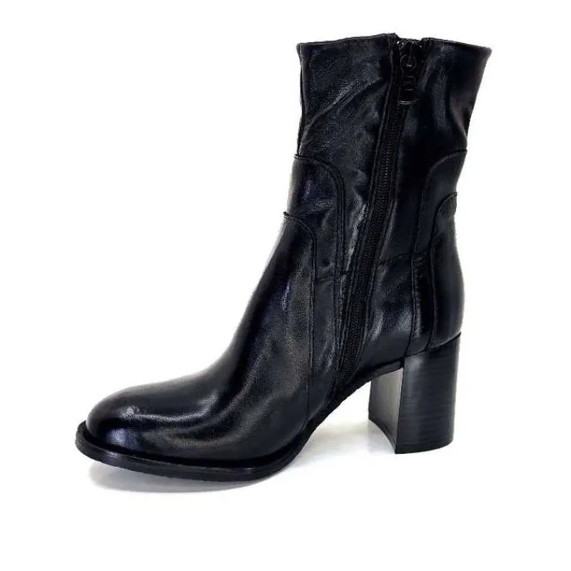 Rock|Bottines<Mjus Bottines P26206 Cuir Noir