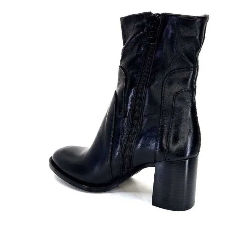 Rock|Bottines<Mjus Bottines P26206 Cuir Noir