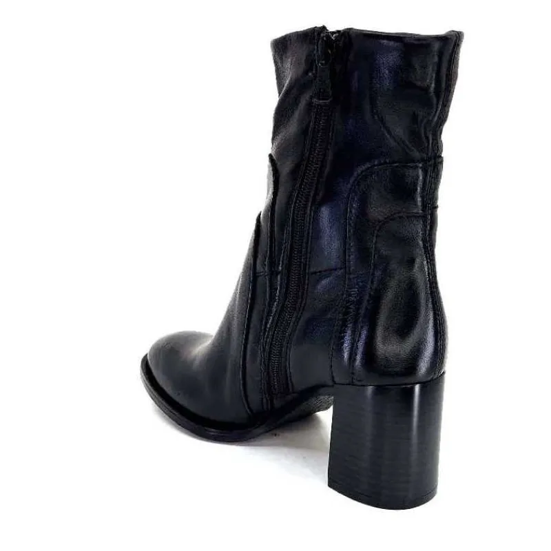 Rock|Bottines<Mjus Bottines P26206 Cuir Noir