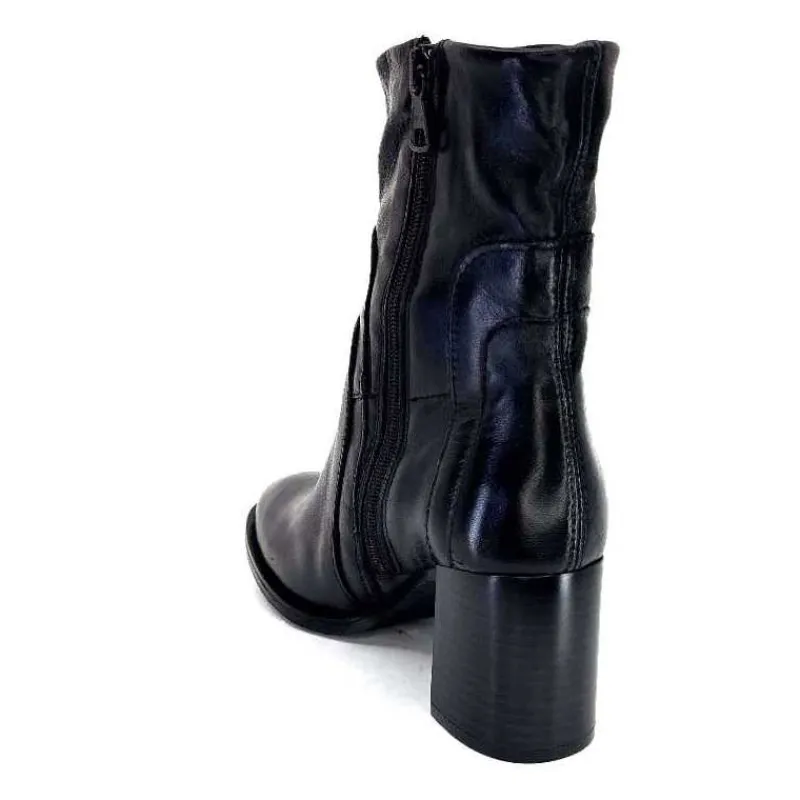 Rock|Bottines<Mjus Bottines P26206 Cuir Noir