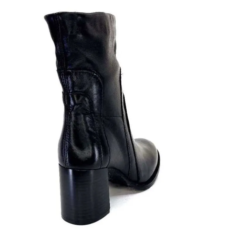 Rock|Bottines<Mjus Bottines P26206 Cuir Noir