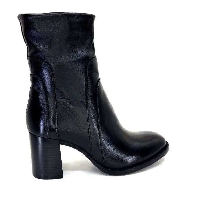 Rock|Bottines<Mjus Bottines P26206 Cuir Noir