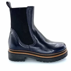 Basic|Bottines<Mjus Bottines T60204 101 Cuir Bleu Foncé Marine