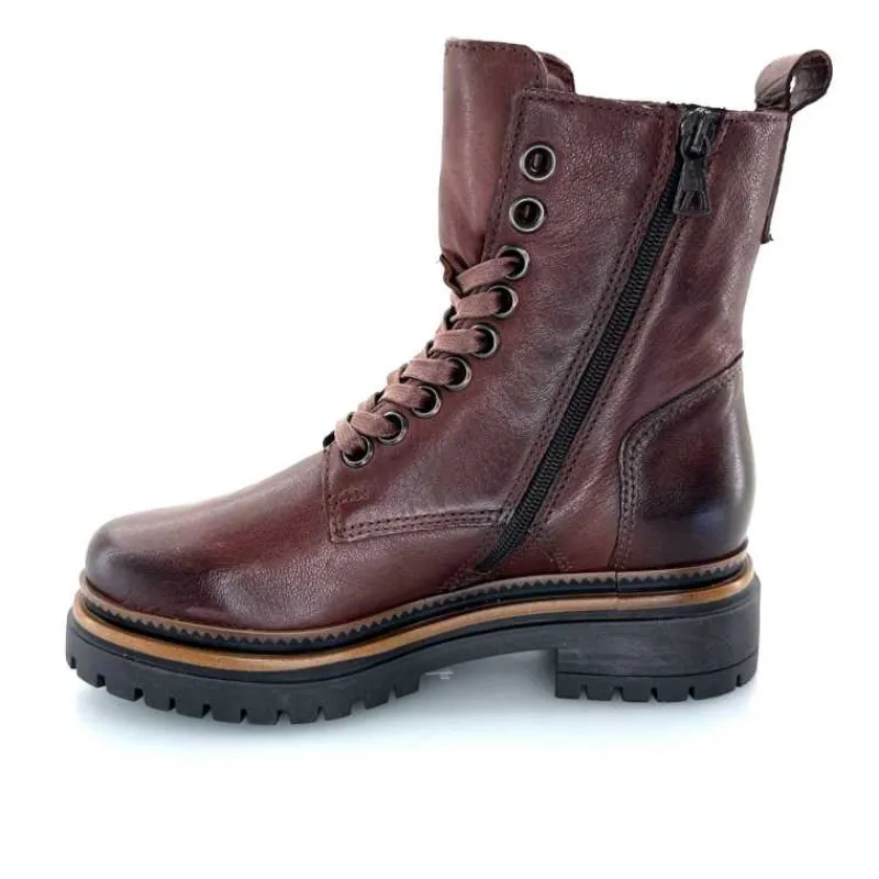 Rock|Bottines<Mjus Bottines T60209 102 Cuir Chocolat Marron