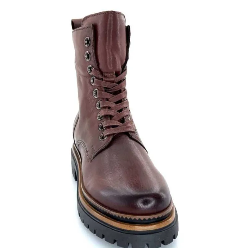 Rock|Bottines<Mjus Bottines T60209 102 Cuir Chocolat Marron