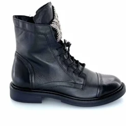 Rock|Fantaisie<Mjus Bottines T81209 201 Cuir Noir