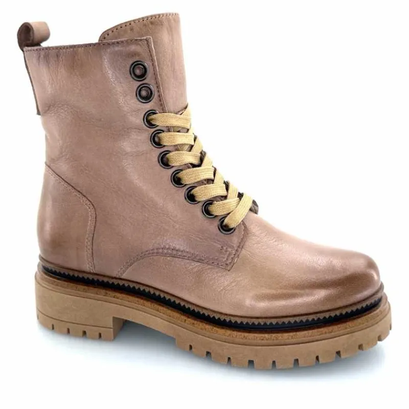 Rock|Bottines<Mjus Bottines T60209 102 Cuir Gazella Taupe