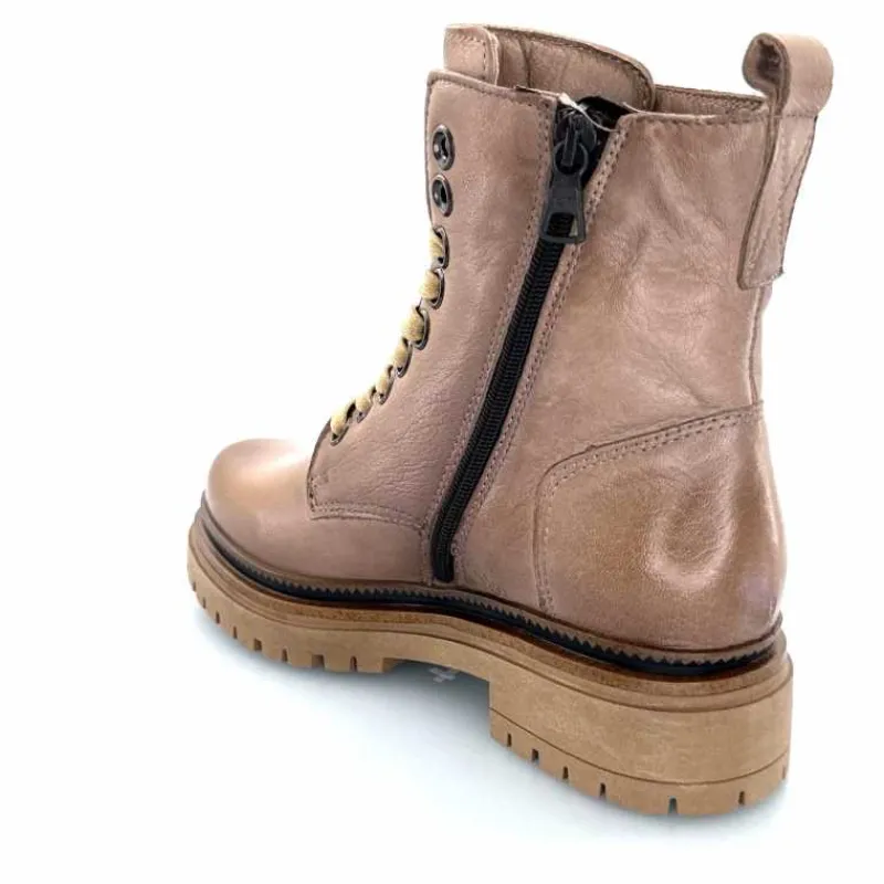 Rock|Bottines<Mjus Bottines T60209 102 Cuir Gazella Taupe