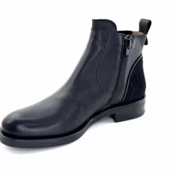 Basic<MKD Bottines Dean Cuir Noir
