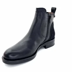 Basic<MKD Bottines Dean Cuir Noir