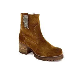 Bottines|Bikers<MKD Bottines Hana Daim Olio Camel