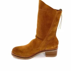 Talon|Féminin<MKD Bottines Jazon Daim Marron
