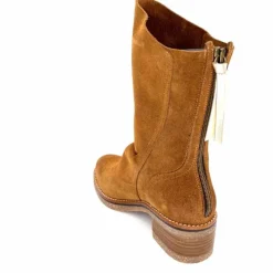 Talon|Féminin<MKD Bottines Jazon Daim Marron