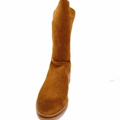 Talon|Féminin<MKD Bottines Jazon Daim Marron