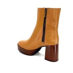 Elégant|Bottines<l'arianna Bottines Pateforme Tr1556 Cuir Camel