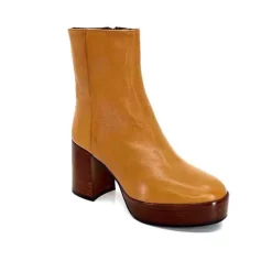 Elégant|Bottines<l'arianna Bottines Pateforme Tr1556 Cuir Camel