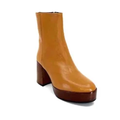 Elégant|Bottines<l'arianna Bottines Pateforme Tr1556 Cuir Camel