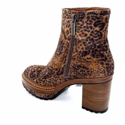 Talon|Animalier<Pons Quintana Bottines 10078.022 Daim Léo Léopard