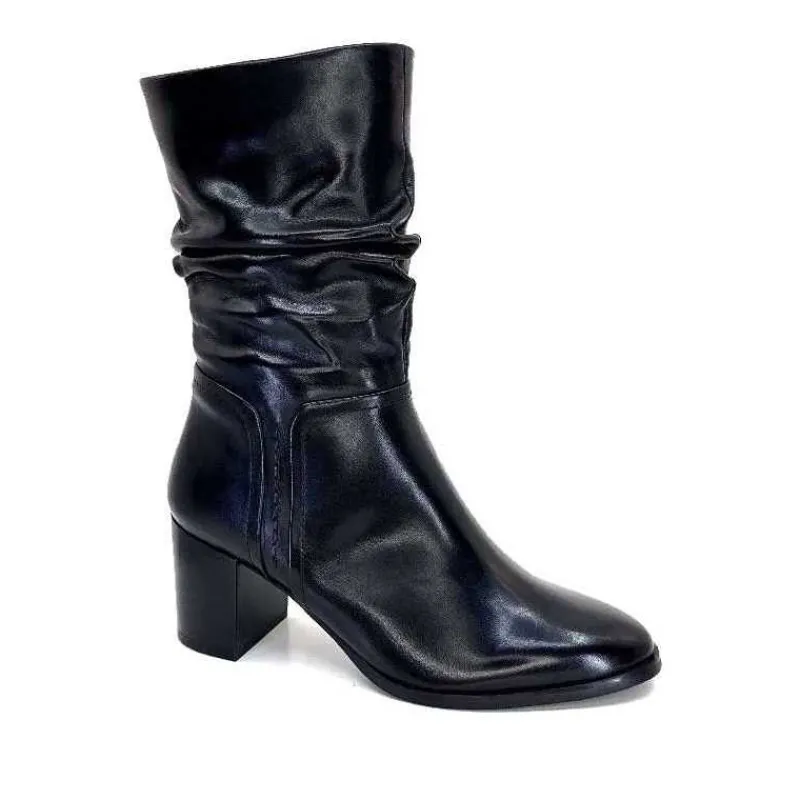 Bottines<Regarde Le Ciel Bottines Johan 11 Cuir Noir