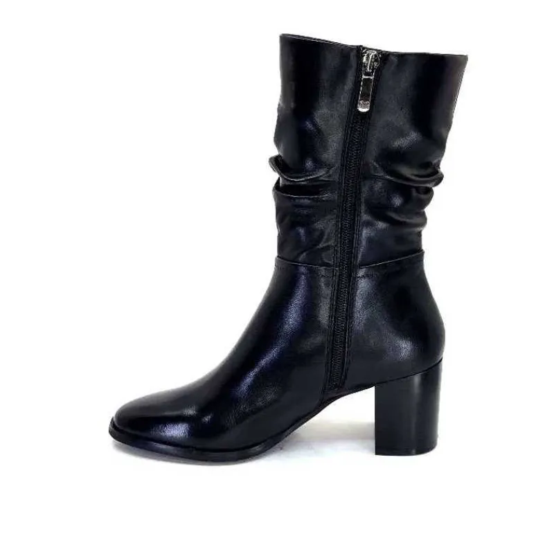 Bottines<Regarde Le Ciel Bottines Johan 11 Cuir Noir