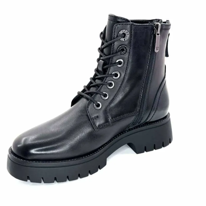 Rock|Masculin<Regarde Le Ciel Bottines Leticia 05 Cuir Noir