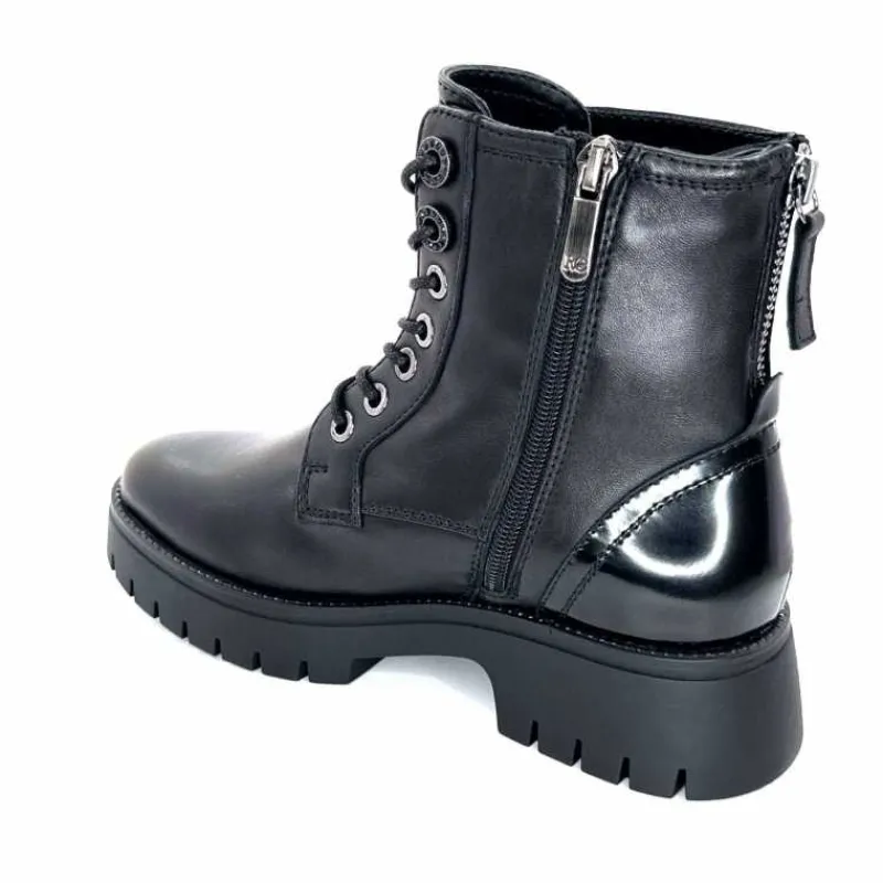 Rock|Masculin<Regarde Le Ciel Bottines Leticia 05 Cuir Noir