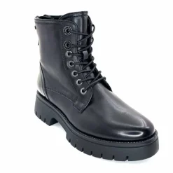 Rock|Masculin<Regarde Le Ciel Bottines Leticia 05 Cuir Noir