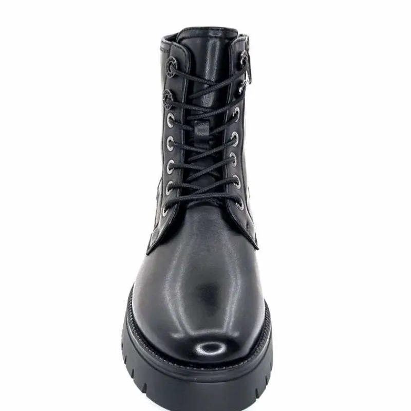 Rock|Masculin<Regarde Le Ciel Bottines Leticia 05 Cuir Noir