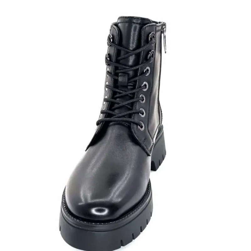 Rock|Masculin<Regarde Le Ciel Bottines Leticia 05 Cuir Noir