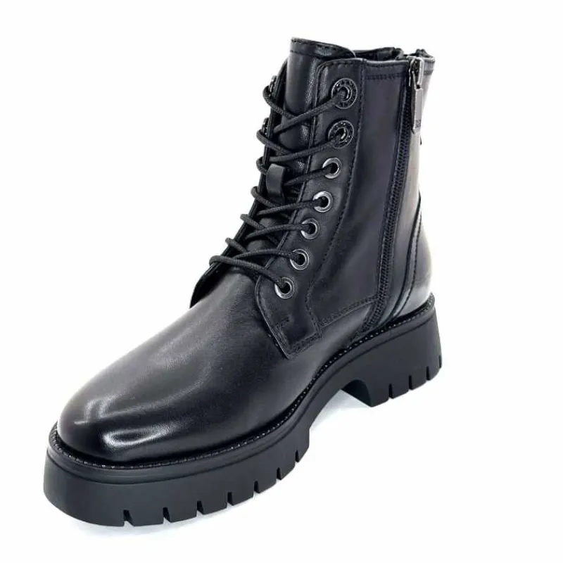 Rock|Masculin<Regarde Le Ciel Bottines Leticia 05 Cuir Noir