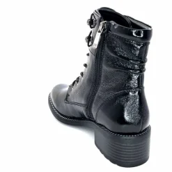 Rock|Masculin<Regarde Le Ciel Bottines Emily Cuir Vernis Noir