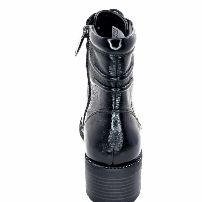 Rock|Masculin<Regarde Le Ciel Bottines Emily Cuir Vernis Noir